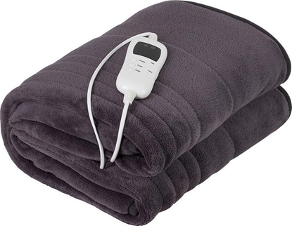 Изображение Camry | Electric blanket | CR 7418 | Number of heating levels 7 | Number of persons 1 | Washable | Coral fleece | 110-120 W | Brown