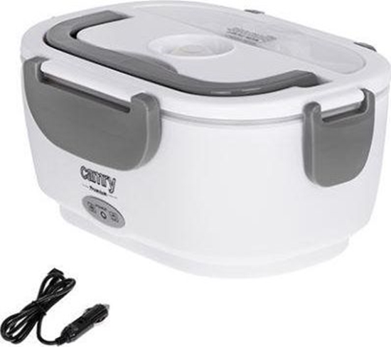 Picture of Camry | Electric Lunchbox DC12V and AC230V | CR 4483 | Capacity 1.1 L | Material Plastic | White/Grey