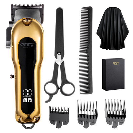 Picture of Camry Hair clipper with LCD display | CR 2844 | Cordless | Number of length steps 4 | Gold