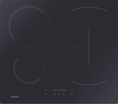 Attēls no Candy | Hob | CTP643C/YEP | Induction | Number of burners/cooking zones 4 | Touch | Timer | Black