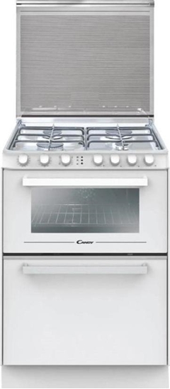 Picture of Candy | Oven | TRIO4GWNT/1 | 40 L | Gas | Manual | Knobs | Height 87.5 cm | Width 60 cm | White