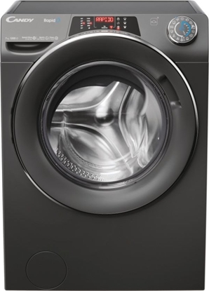 Изображение Candy | Washing Machine | RO41276DWMCRT-S | Energy efficiency class A | Front loading | Washing capacity 7 kg | 1200 RPM | Depth 45 cm | Width 60 cm | Display | TFT | Steam function | Wi-Fi | Anthracite
