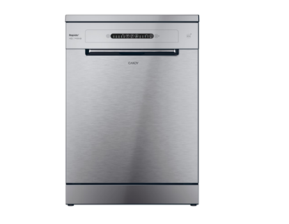 Picture of Candy Dishwasher | CF 3C7L0X | Free standing | Width 60 cm | Number of place settings 13 | Number of programs 5 | Energy efficiency class C | Stainless steel