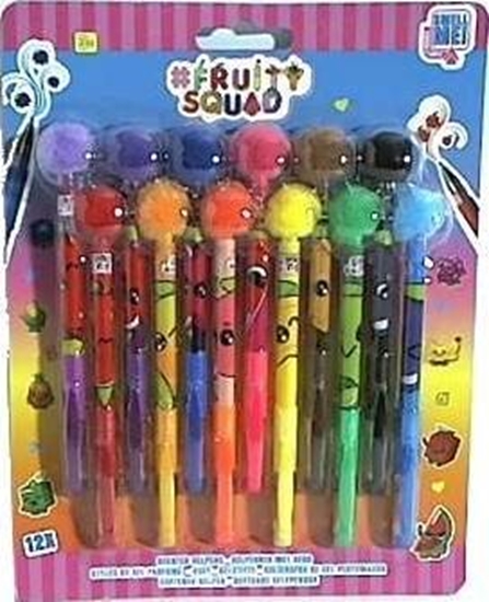 Picture of Canenco Fruity Squad Pachnce dugopisy elowe z pomponami