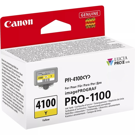 Picture of Canon PFI-4100 Y yellow