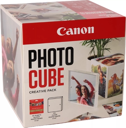 Picture of Canon PP-201 13x13 cm Photo Cube Creative Pack White Pink 40 Sh.