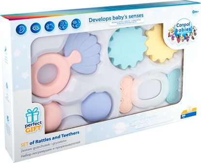 Picture of Canpol Zestaw pierwszych grzechotek Pastel Canpol Babies