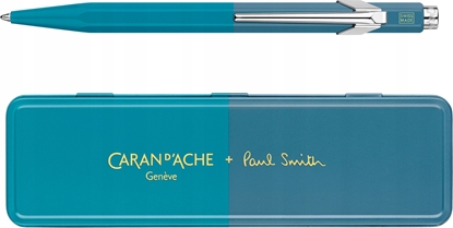 Picture of Caran d`Arche Dugopis CARAN D'ACHE 849 Paul Smith Edycja 4, M, w pudeku, Cyan/Steel