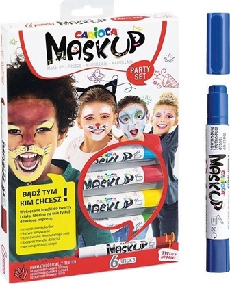 Attēls no Carioca Kredki do twarzy MaskUP 6 kolorów CARIOCA