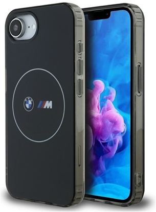 Attēls no BMW IML Metal White Circle MagSafe Back Case for Apple iPhone 16e