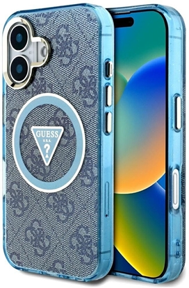 Picture of Case Guess IML Metal Glitter 4G Circle   Triangle 