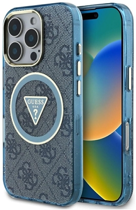 Picture of Case Guess IML Metal Glitter 4G Circle   Triangle 