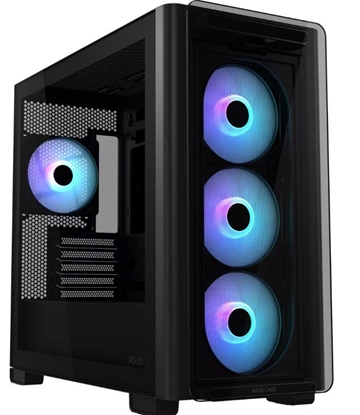 Изображение Case|ASUS|A23 PLUS|MidiTower|Case product features Transparent panel|MicroATX|MiniITX|Colour Black|A23PLUSTG/ARGBBLACK