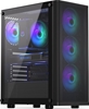 Picture of Case|ENDORFY|Ventum 200 ARGB|MidiTower|Case product features Transparent panel|Not included|ATX|MicroATX|MiniITX|Colour Black|EY2A014