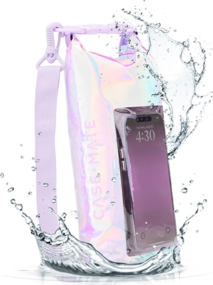 Attēls no Case-Mate Case-Mate Waterproof Mini Phone Bucket Dry Bag - Wodoodporna torebka z kieszeni na telefon do 7 (Soap Bubble)