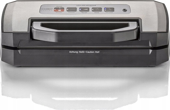 Picture of Caso Caso | Bar Vacuum sealer | VRH 490 advanced | Power 110 W | Temperature control | Juodas/Nerdijantis plienas