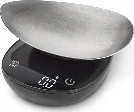 Picture of Caso | Precision Weighing Scale | FinoCompact | Maximum weight (capacity) 0.5 kg | Graduation 1 g | Display type LED | Black/Stainless Steel