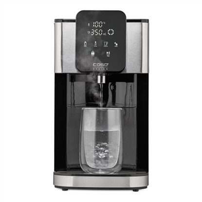 Изображение Caso Turbo Hot Water Dispenser HW 1660 2600 W, 4 L, Plastic/Stainless Steel, Black/Stainless Steel