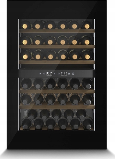 Изображение Caso | Wine Cooler | WineDeluxe WD 41 | Energy efficiency class F | Built-in | Bottles capacity 41 | Black