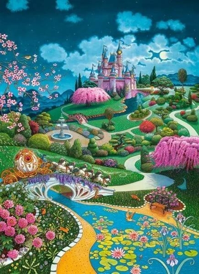 Изображение Castorland Puzzle 100 Cinderella's Castle CASTOR