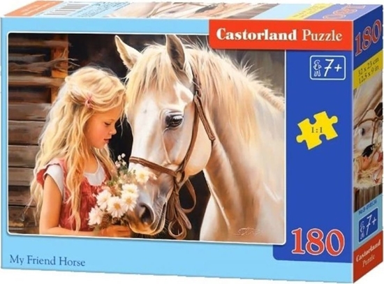 Picture of Castorland Puzzle 180 My Friend Horse CASTOR