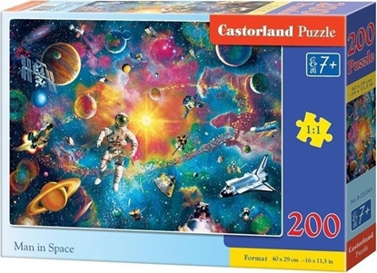 Attēls no Castorland Puzzle 200 Man in Space CASTOR