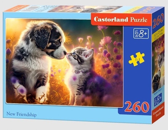 Picture of Castorland Puzzle 260 element?w Kotek, piesek nowa przyja??