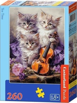 Attēls no Castorland Puzzle 260 Musical Kittens CASTOR