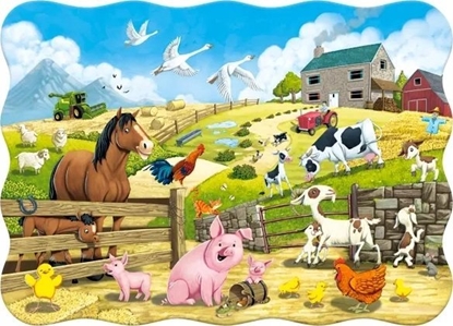 Attēls no Castorland Puzzle 30 Animals on the Farm CASTOR
