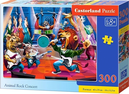 Attēls no Castorland Puzzle 300 Animal Rock Concert CASTOR