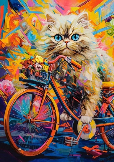 Изображение Castorland Puzzle 500 Kitten's Floral Ride CASTOR