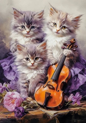 Изображение Castorland Puzzle 500 Musical Kittens CASTOR