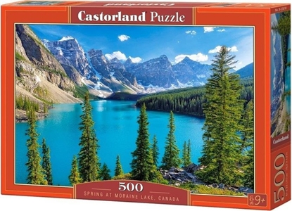 Picture of Castorland Puzzle 500 Spring at Moraine Lake, Canada CASTOR
