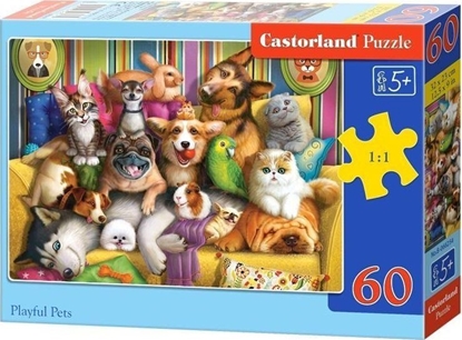 Picture of Castorland Puzzle 60 element?w Weso?e zwierz?tka