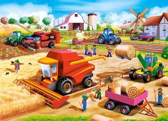 Picture of Castorland Puzzle 60 Work on the Farm CASTOR