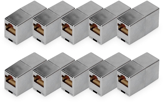 Изображение Digitus CAT 5e, Class D, RJ45 Modular Coupler - 10 pieces
