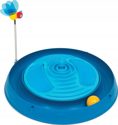 Attēls no Catit Tor Catit Play 'n Scratch z masaerem i kocimitk, 4 x 36 x 39,5 cm, niebieski