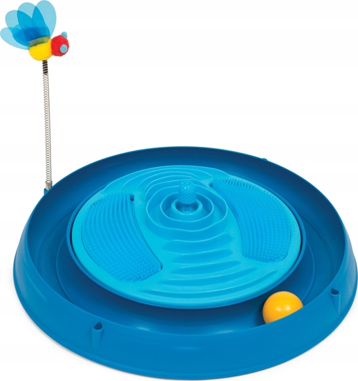 Picture of Catit Tor Catit Play 'n Scratch z masaerem i kocimitk, 4 x 36 x 39,5 cm, niebieski