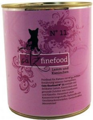 Picture of Catz Finefood N.11 Jagnicina i Królik puszka 800g