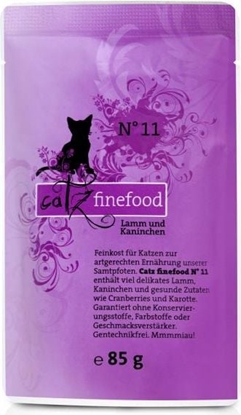 Picture of Catz Finefood N.11 Jagnicina i Królik saszetka 85g