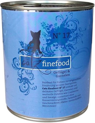 Picture of Catz Finefood N.17 Drób i Krewetki puszka 800g