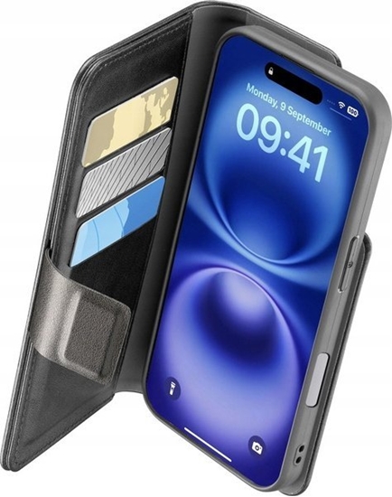 Изображение Cellular Line Cellularline Book Agenda 2 Case iPhone 16 Black