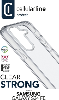 Изображение Cellularline 8018080487958 pokrowiec na telefon komórkowy 17 cm (6.7") Przezroczysty