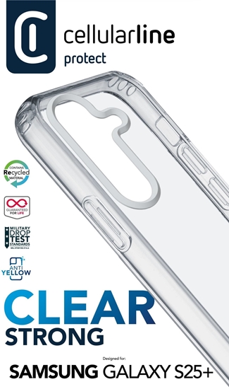 Изображение Cellularline 8018080491375 pokrowiec na telefon komórkowy 17,3 cm (6.82") Przezroczysty