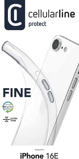 Picture of Cellularline 8018080492587 pokrowiec na telefon komórkowy 15,5 cm (6.1") Przezroczysty