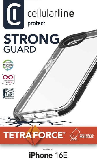 Изображение Cellularline 8018080492594 pokrowiec na telefon komórkowy 15,4 cm (6.06") Przezroczysty