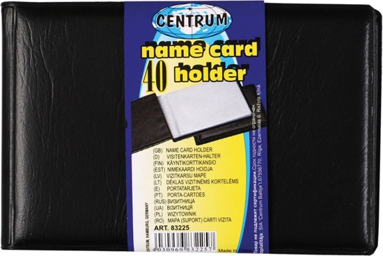 Picture of Centrum Wizytownik CENTRUM 83225 czarny PVC 40szt