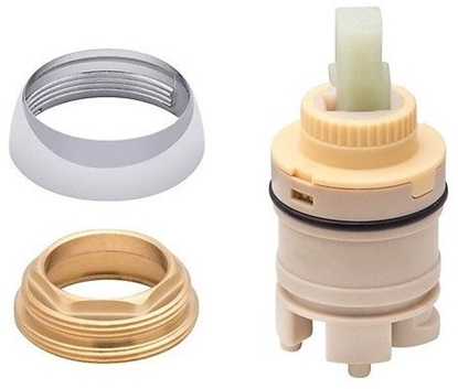 Attēls no Cersanit GOWICA BATERII UMYWALKOWEJ MILLE Z PIERCIENIEM (S951-073)