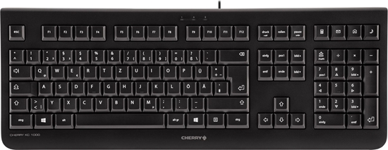 Picture of CHERRY KC 1000 keyboard USB Swiss Black
