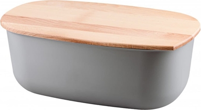 Attēls no Chlebak Practic CHLEBAK POJEMNIK NA PIECZYWO Z DESK BUKOW SZARY